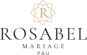 Logo Rosabel à Pau et Tarbes - Vente de robes de mariées et de robes de soirées.